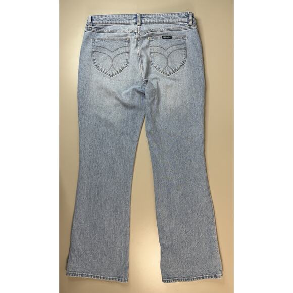 Rollas Womens Dallas Low Rise Slim Bootcut Denim Jeans 31 Light Rodeo Western - Picture 10 of 12